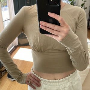 Lululemon Beige LongSleeve Top